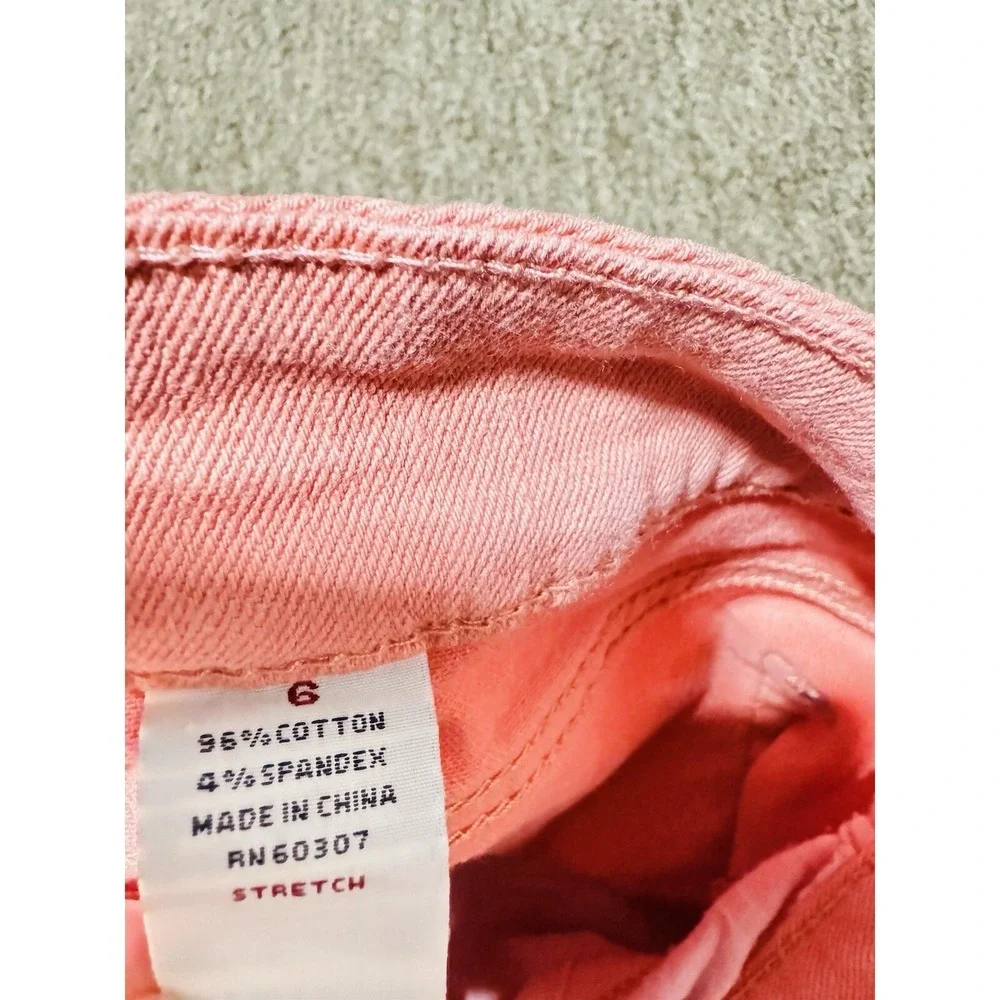 Supplies Jeans Womens 6 Skinny Leg Mid Rise Blue Denim Measure - Picture 11 of 15